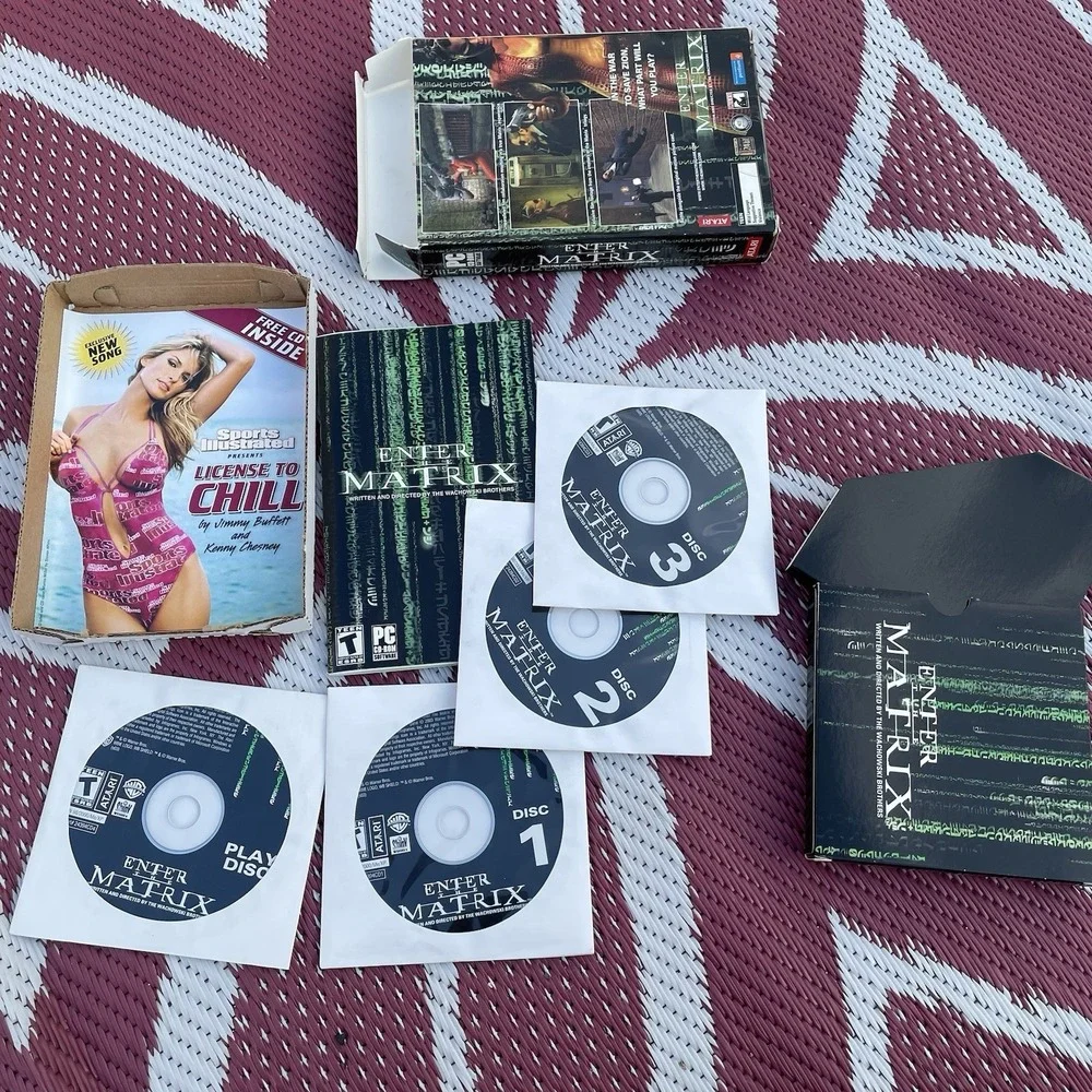 Enter the Matrix DVD Rom Edition PC Games Complete Game Box Manual Atari